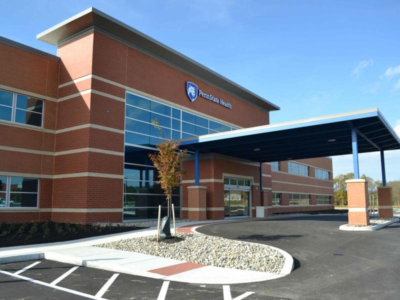 The outside of the Penn State Health Medical Group Lime Spring location.