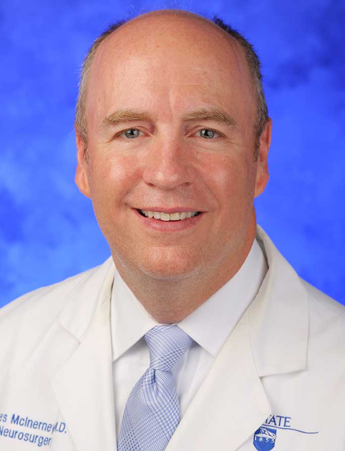 A head-and-shoulders photo of James McInerney, MD