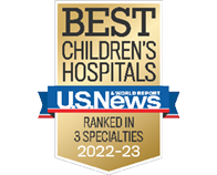 Best Children's Hospital U.S. News Ranked in 3 specialties 2022-2023