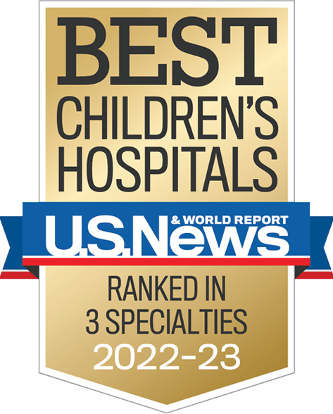 Best Children's Hospital U.S. News Ranked in 3 specialties 2022-2023