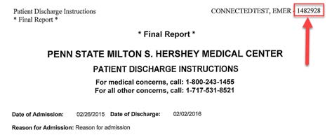 Inpatient Discharge Summary example