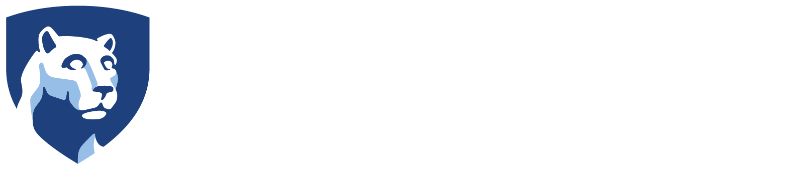 The Penn State Health Children's Hospital logo, showcases a traditional shield design with a lion and the institution's name.