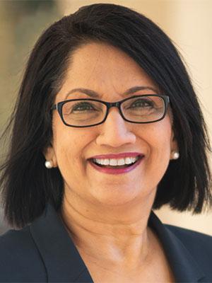 Neeli Bendapudi, PhD, pictured in a professional head and shoulders photograph