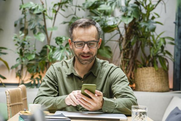person on a smartphone