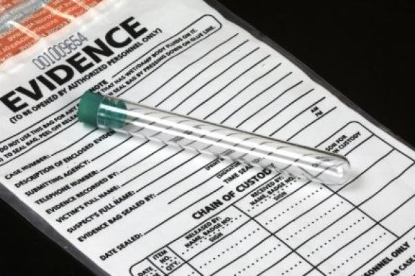 DNA Evidence bag for storing crime scene clues.