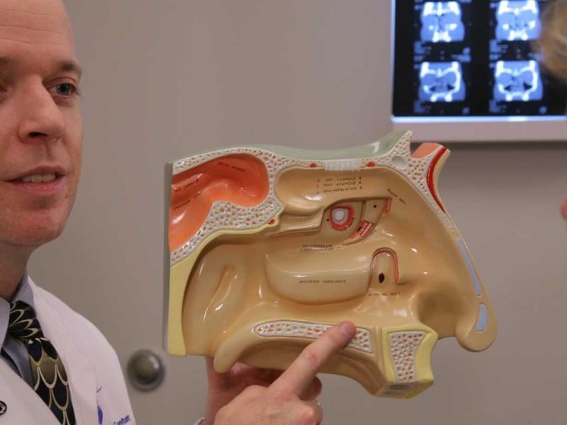 Sinus infection inside nose discount