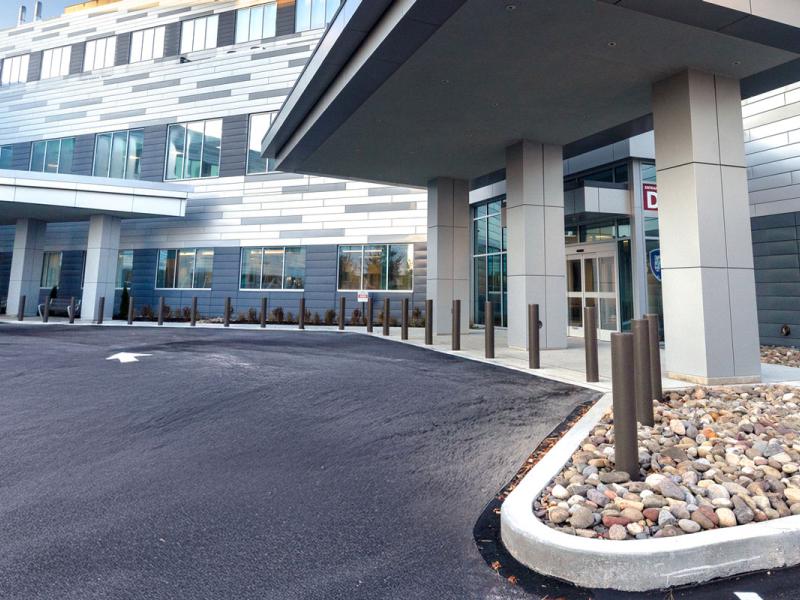 Exterior image of Penn State Health Cancer Center at Hampden Medical Center.