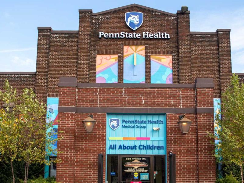 Penn State Health Medical Group - All About Children location entrance
