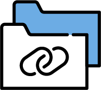 Connect outside records icon